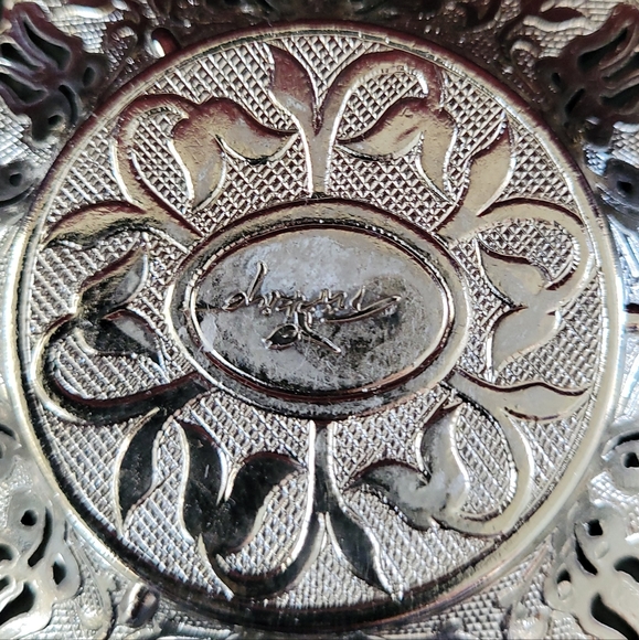 Turkish Coffee Cup with Inner Porcelain, Metal Holder, Saucer and Lid, 4 Pieces - Picture 6 of 12